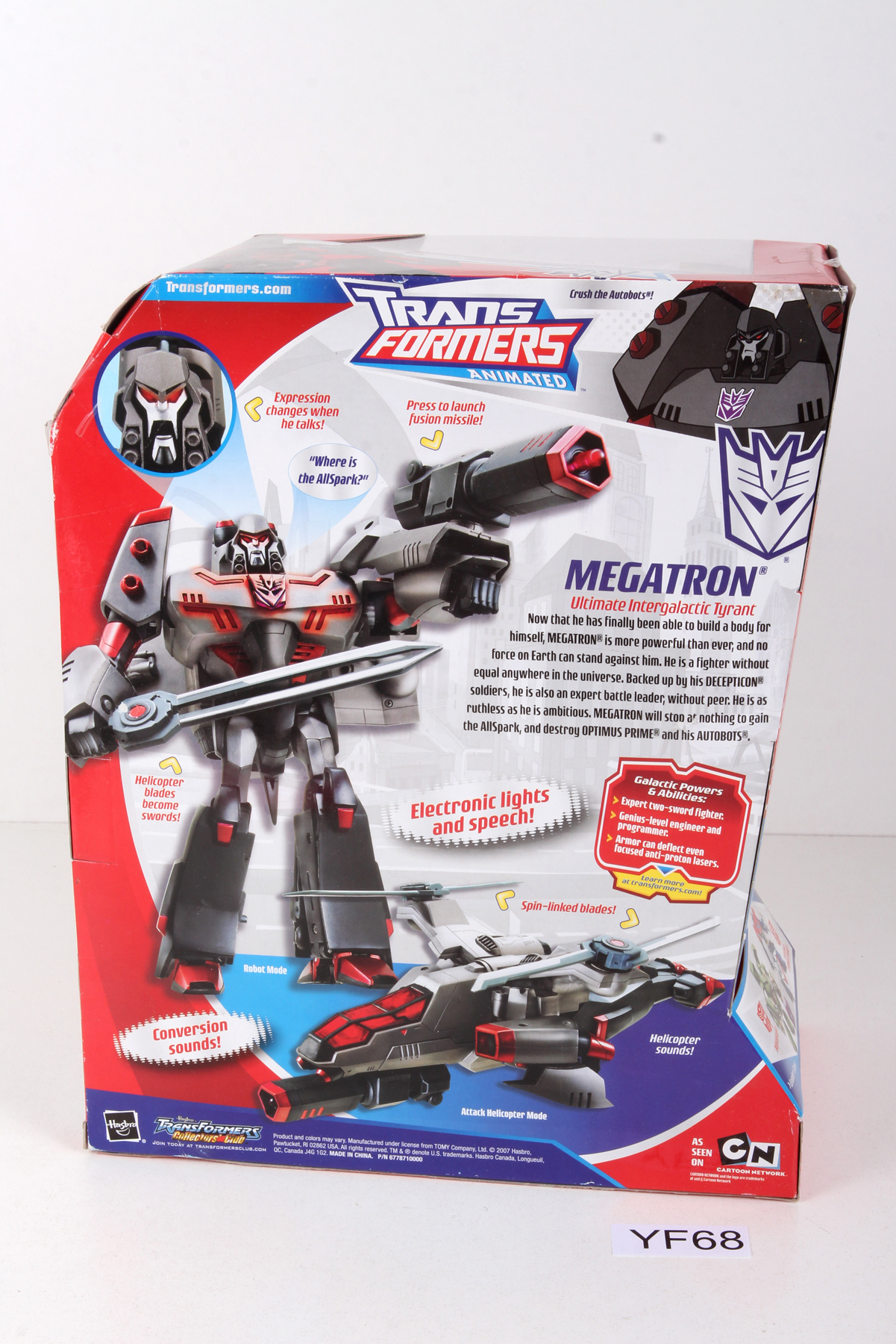 Sealed Transformers® Animated Leader Class Megatron SKU 359964