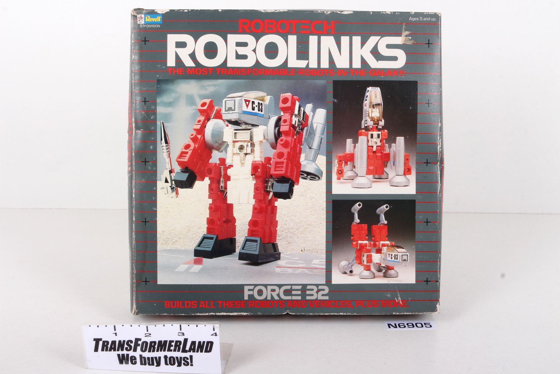 Packaged, not sealed Macross / Robotech® Robolinks Construction