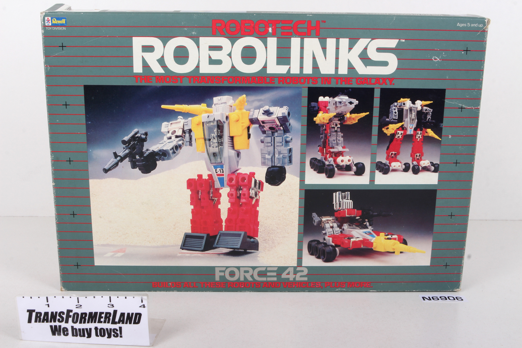 Packaged, not sealed Macross / Robotech® Robolinks Construction