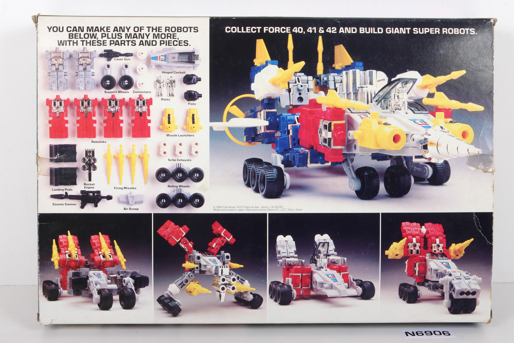 Packaged, not sealed Macross / Robotech® Robolinks Construction