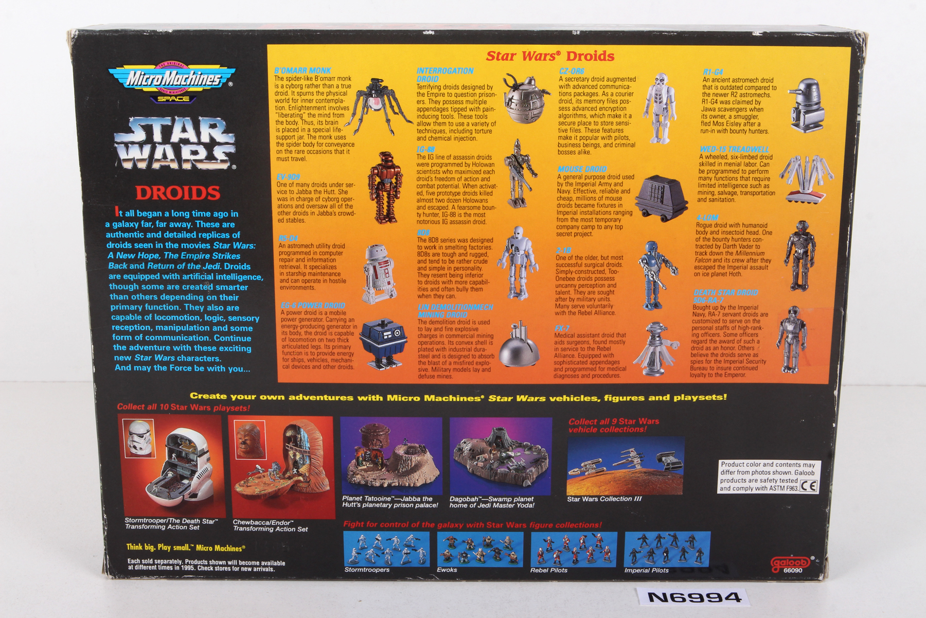 Packaged, not sealed Star Wars® Star Wars Micro Machines Figure