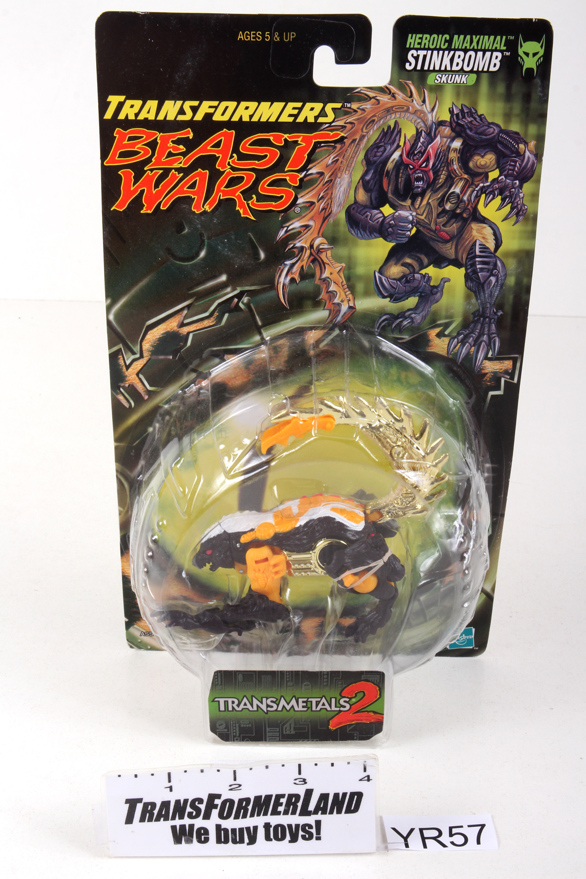 Packaged, not sealed Transformers® Beast Wars Basic Class Stinkbomb SKU ...