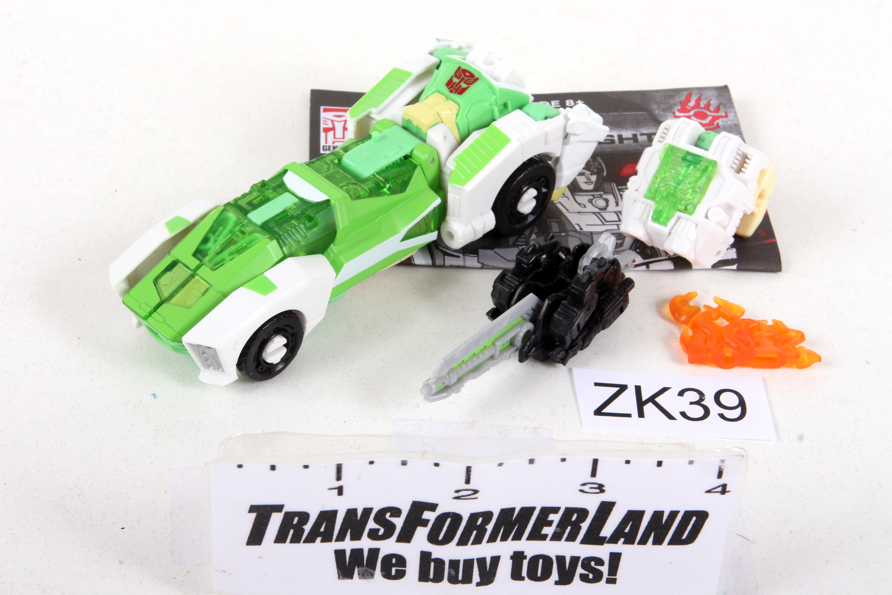 Transformers Greenlight Deluxe 14 Cm Con Dazzlestrike – Se Convierte En Coche Y Arma, +8 Años