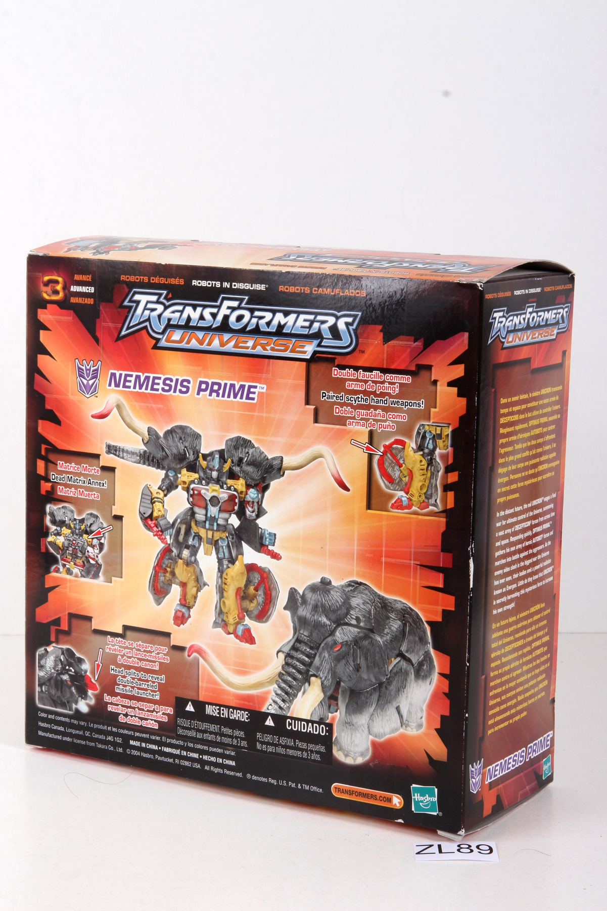 Sealed Transformers® Universe Ultra Class Nemesis Prime SKU 364833
