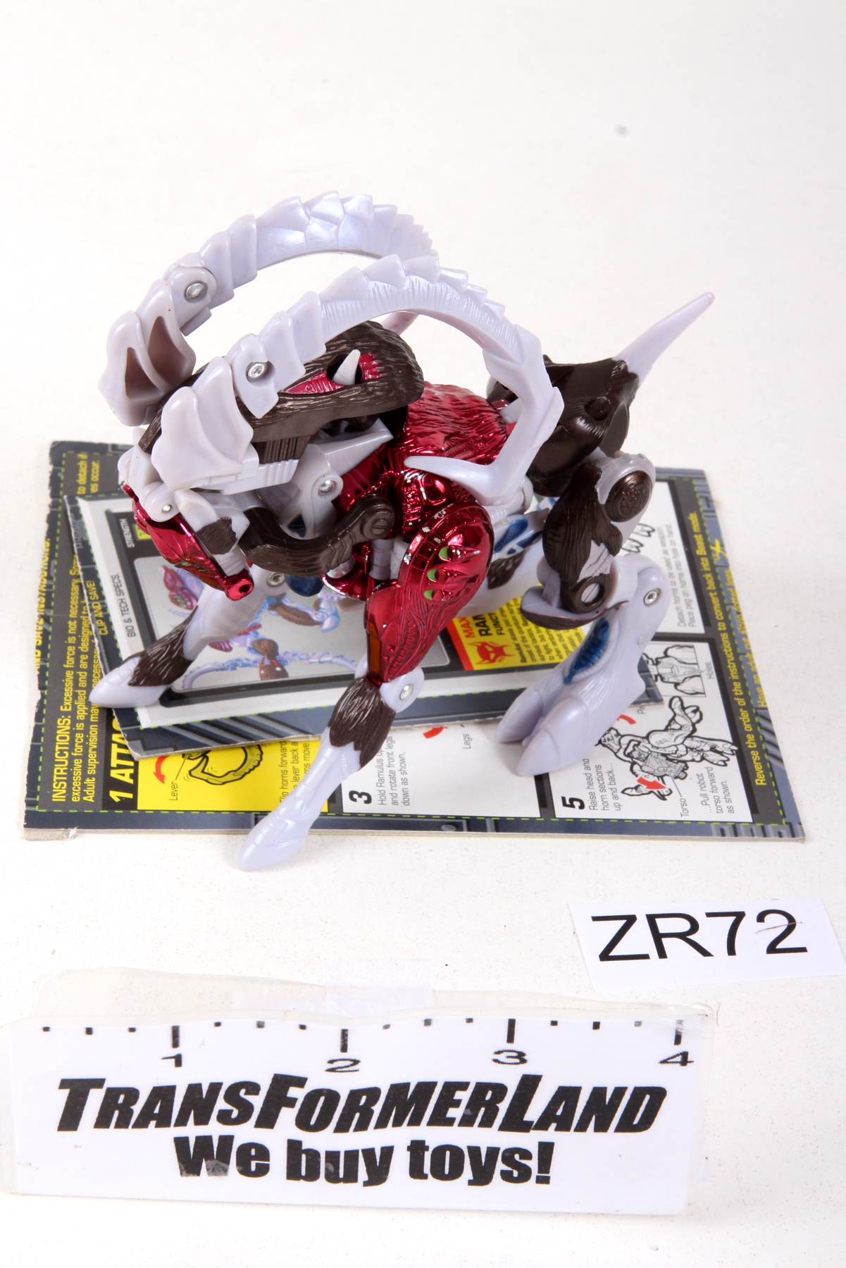 Complete Transformers® Beast Wars Deluxe Class Ramulus SKU 365492