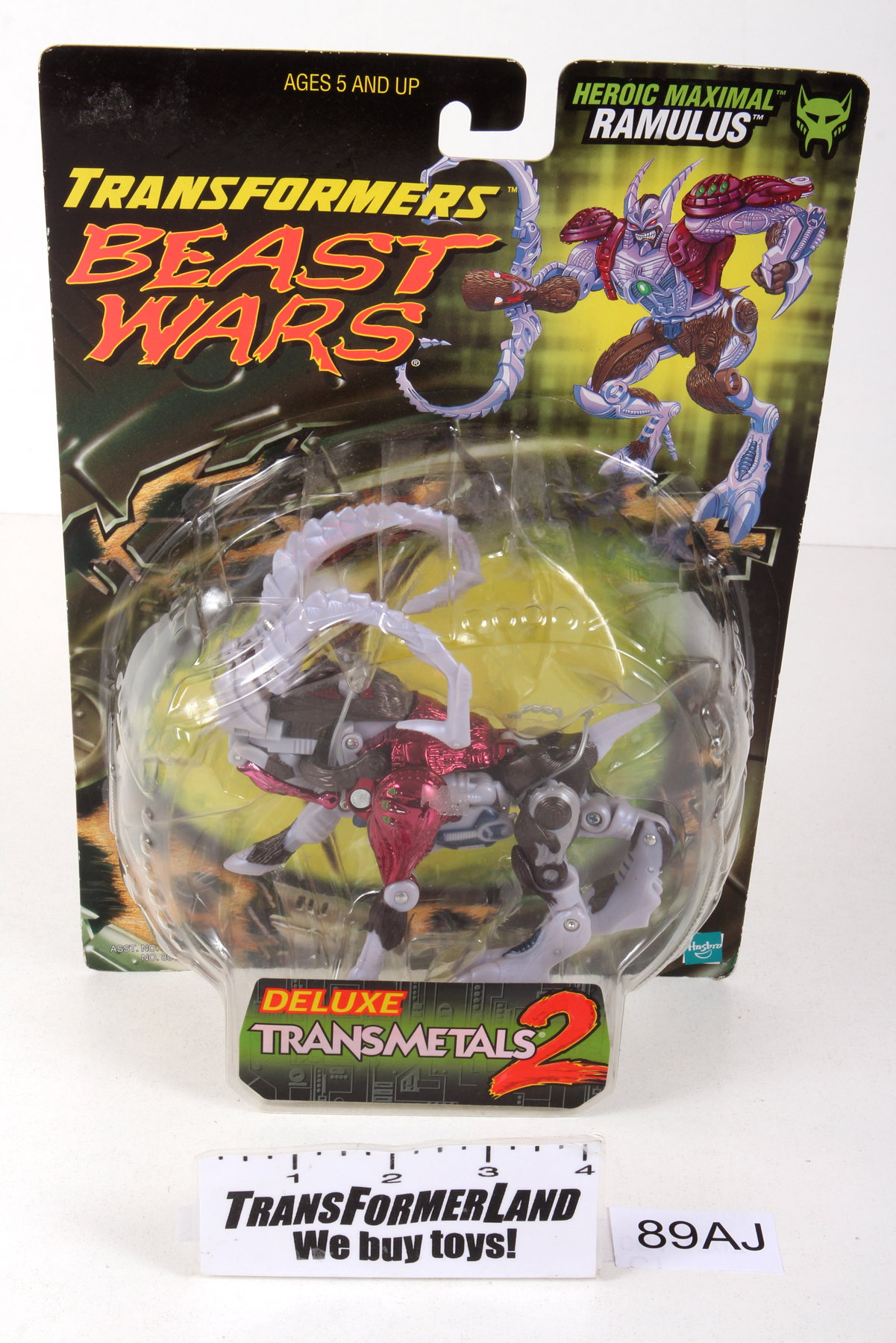 Sealed Transformers® Beast Wars Deluxe Class Ramulus SKU 368170 ...