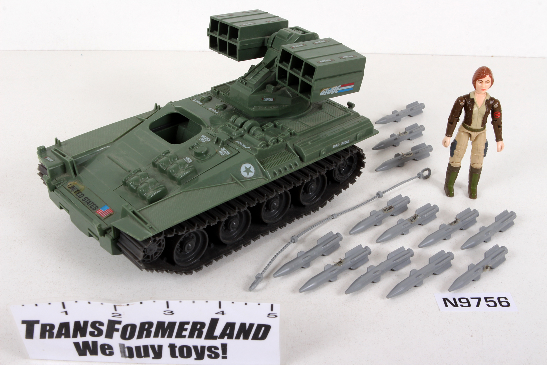 Complete G.I. Joe® A Real American Hero (ARAH) Vehicle and Driver