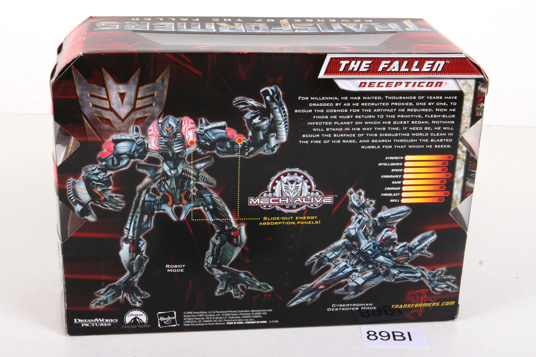 Sealed Transformers® Movie - Revenge of the Fallen (ROTF) Voyager Class ...