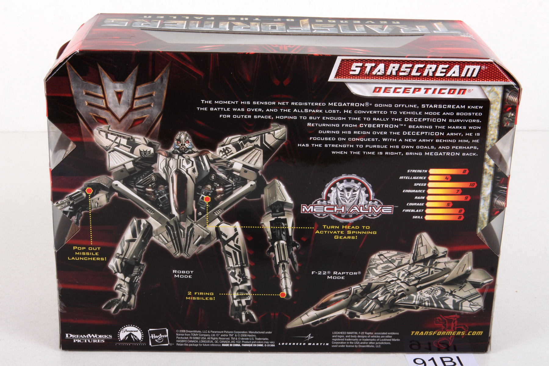 Sealed Transformers® Movie - Revenge of the Fallen (ROTF) Voyager Class ...