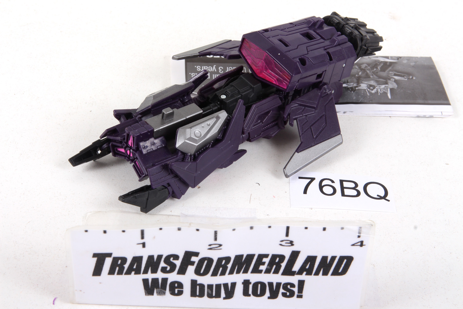 Complete Transformers® Generations Deluxe Class Shockwave SKU 373511 ...