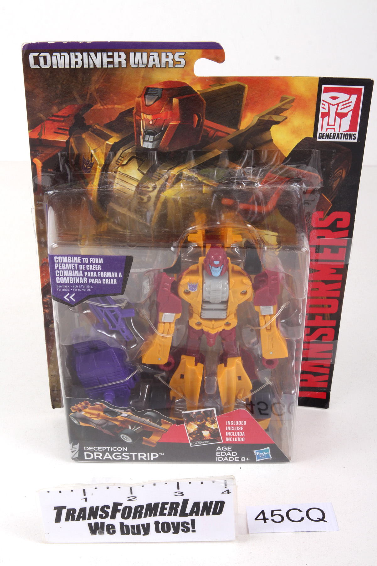 Transformers Generations Combiner Wars Deluxe Class Decepticon Dragstrip Figure