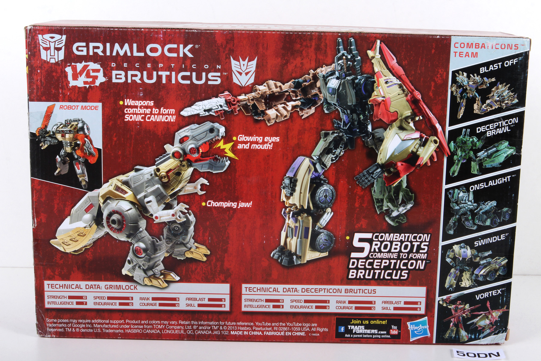 Sealed Transformers® Platinum Edition Gift Sets Grimlock vs Decepticon ...