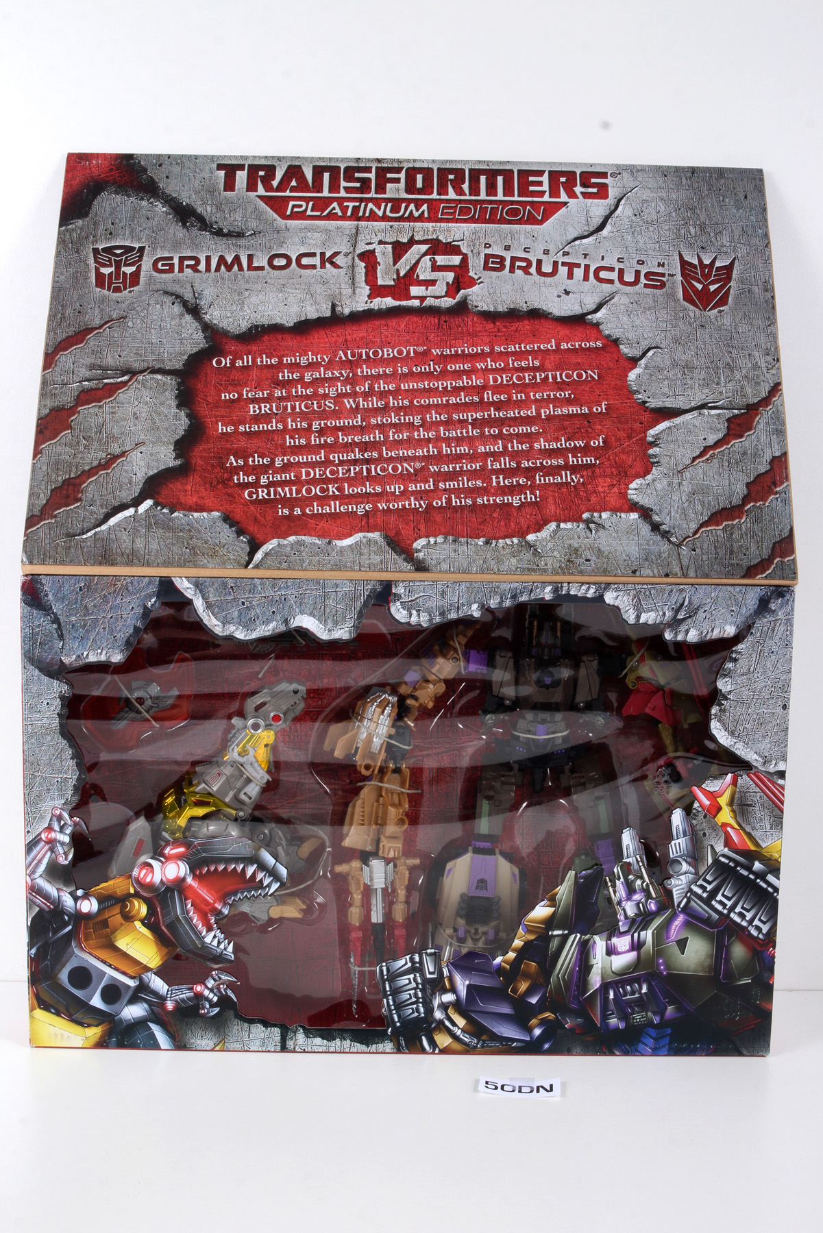 Sealed Transformers® Platinum Edition Gift Sets Grimlock vs Decepticon ...