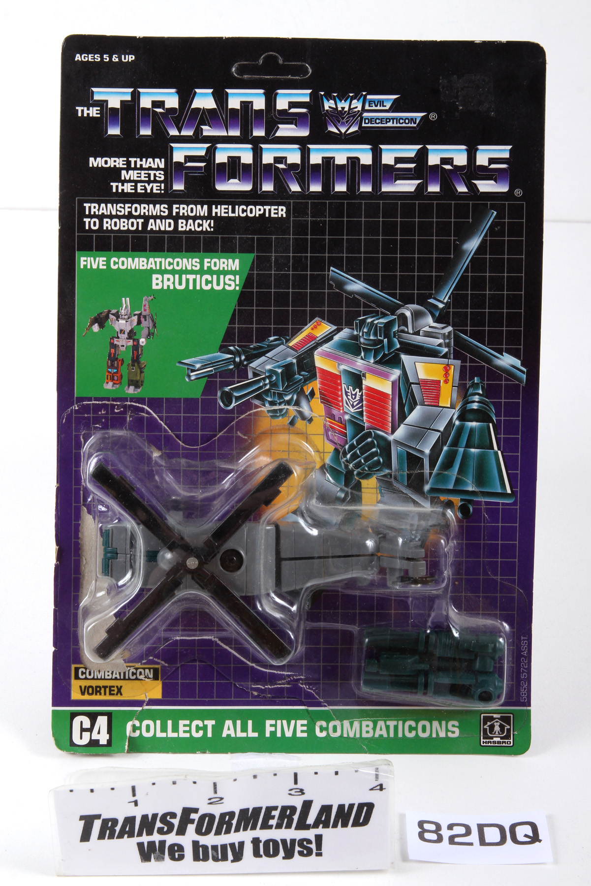 Packaged, not sealed Transformers® G1 Vortex SKU 380472 ...