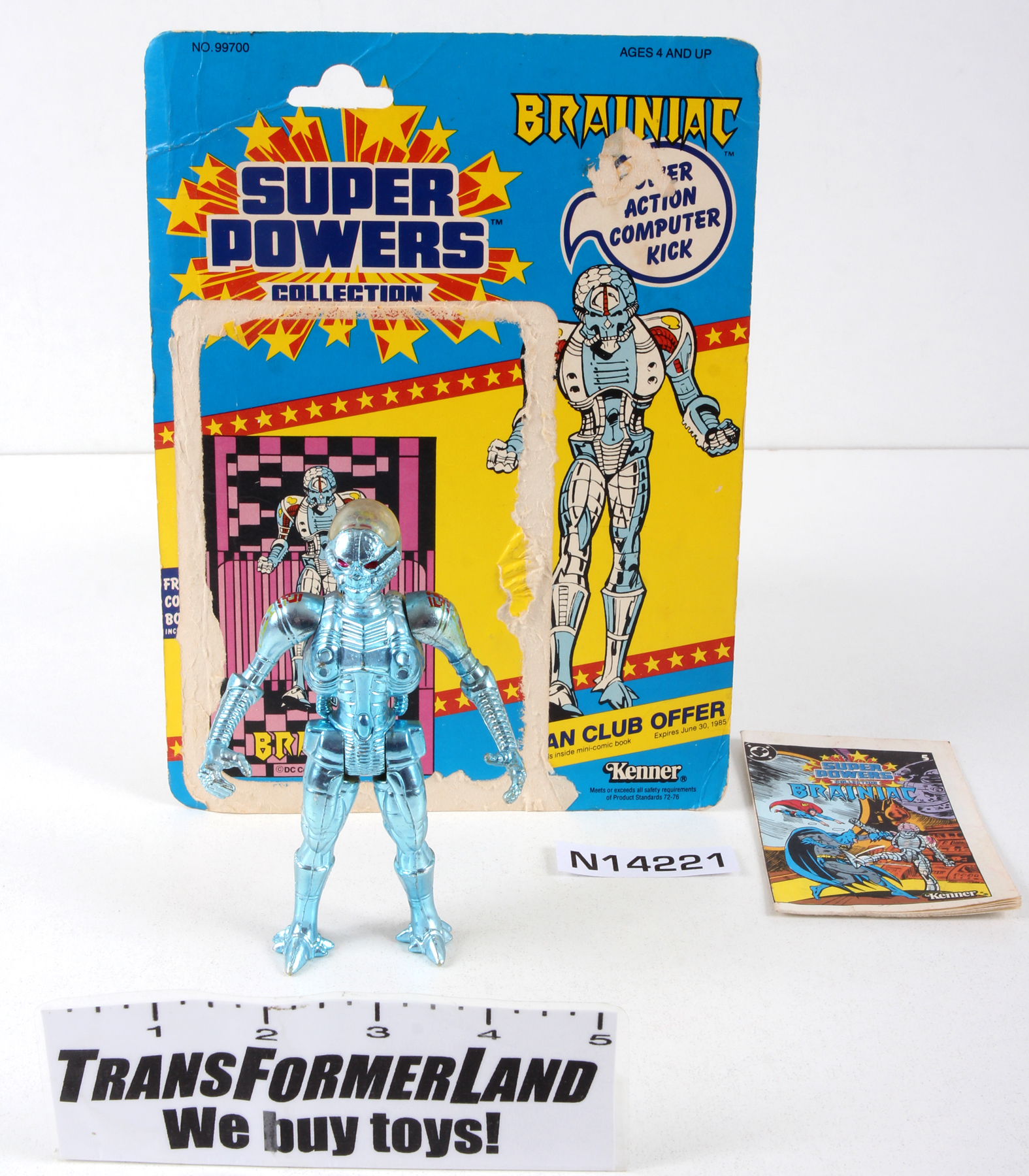 Packaged, not sealed DC Superheroes® Kenner Super Powers Basic
