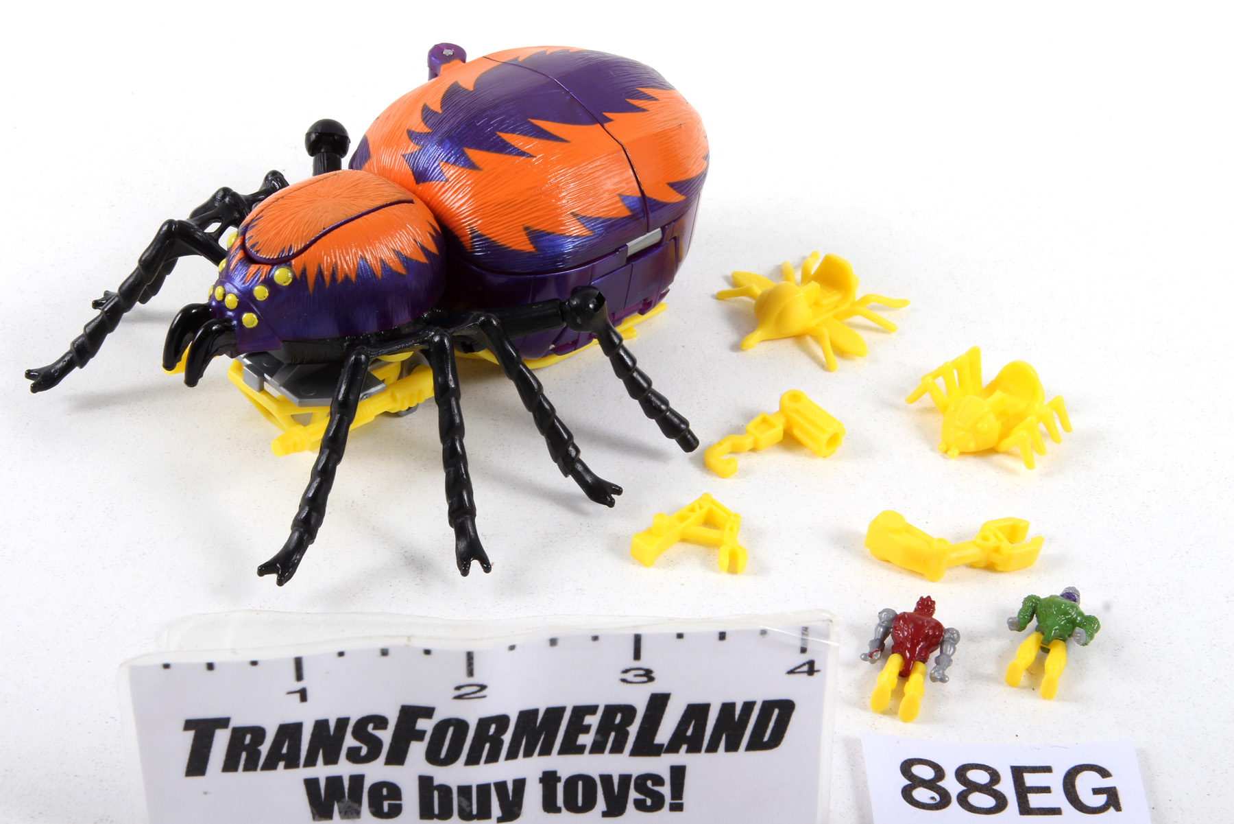 Complete Transformers® Beast Wars Microverse Playsets Arachnid (yellow ...