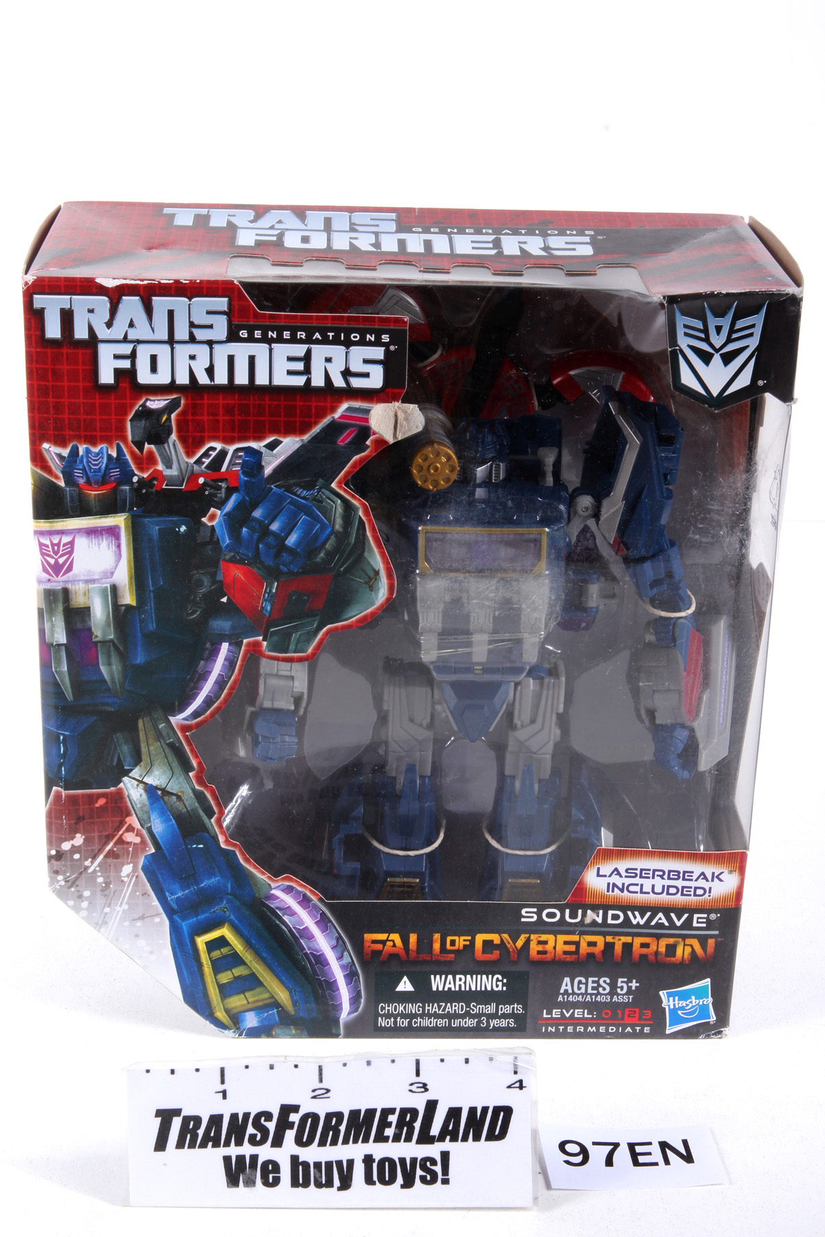 Sealed Transformers® Generations Voyager Class Soundwave with Laserbeak ...