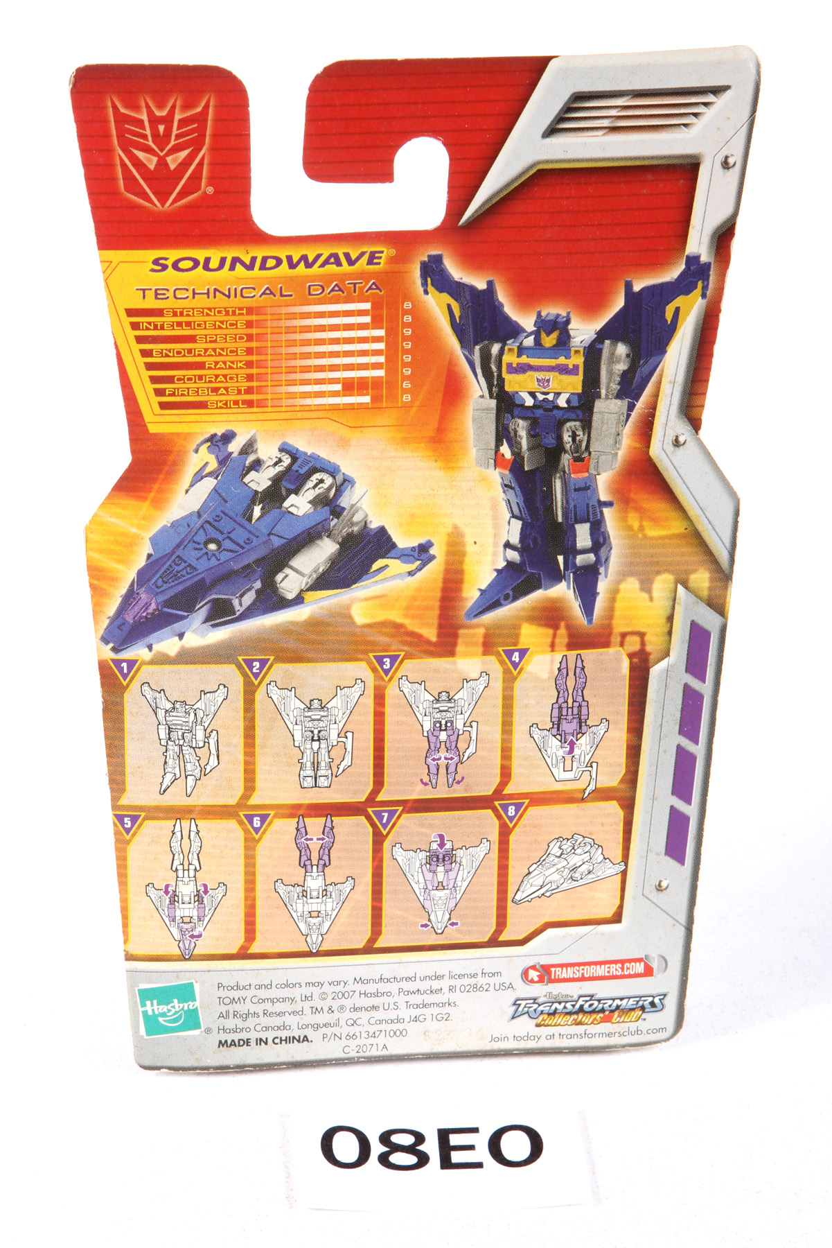 Sealed Transformers® Cybertron Legends Class Soundwave SKU 384009 ...