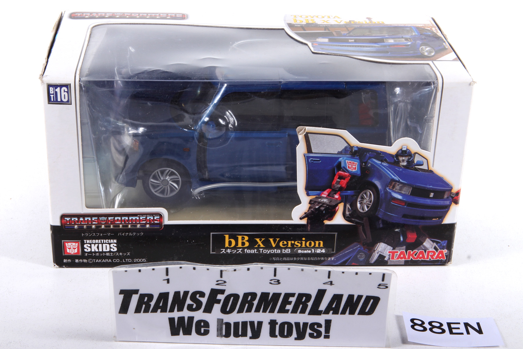 Packaged, not sealed Transformers® Binaltech 1:24 Scale Skids SKU ...