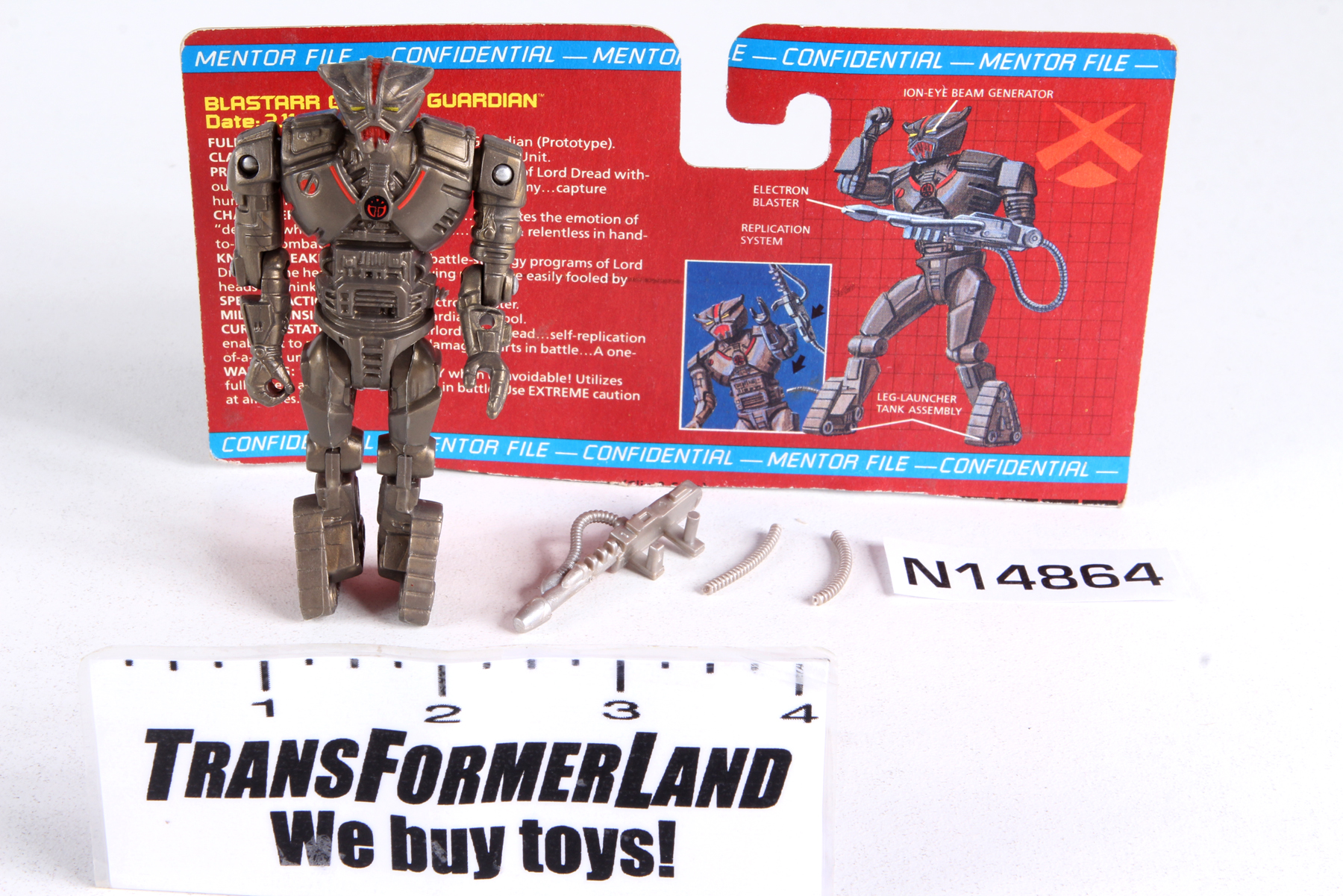 Complete Captain Power® Basic Figures Blastarr Ground Guardian SKU ...