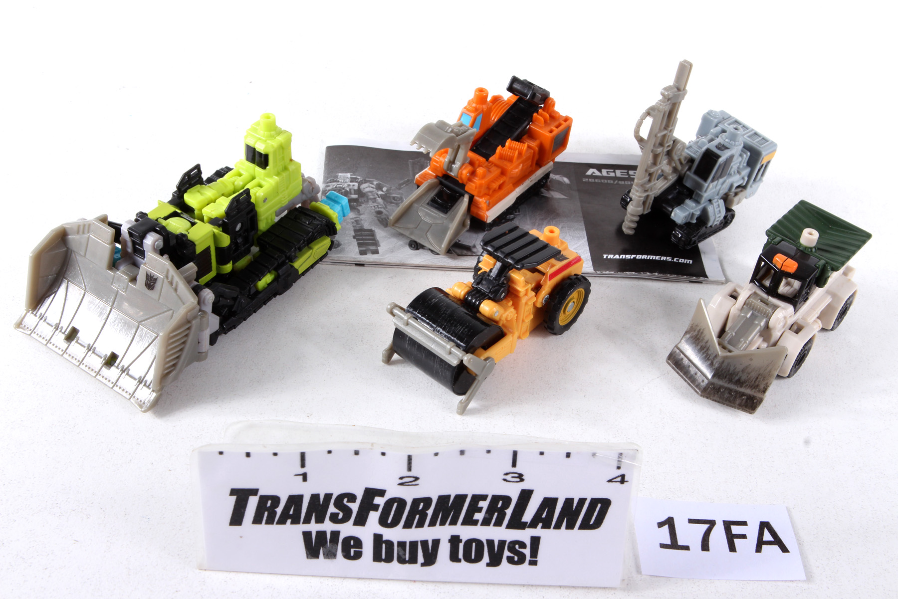 Complete Transformers® Power Core Combiners Combiner 5-packs