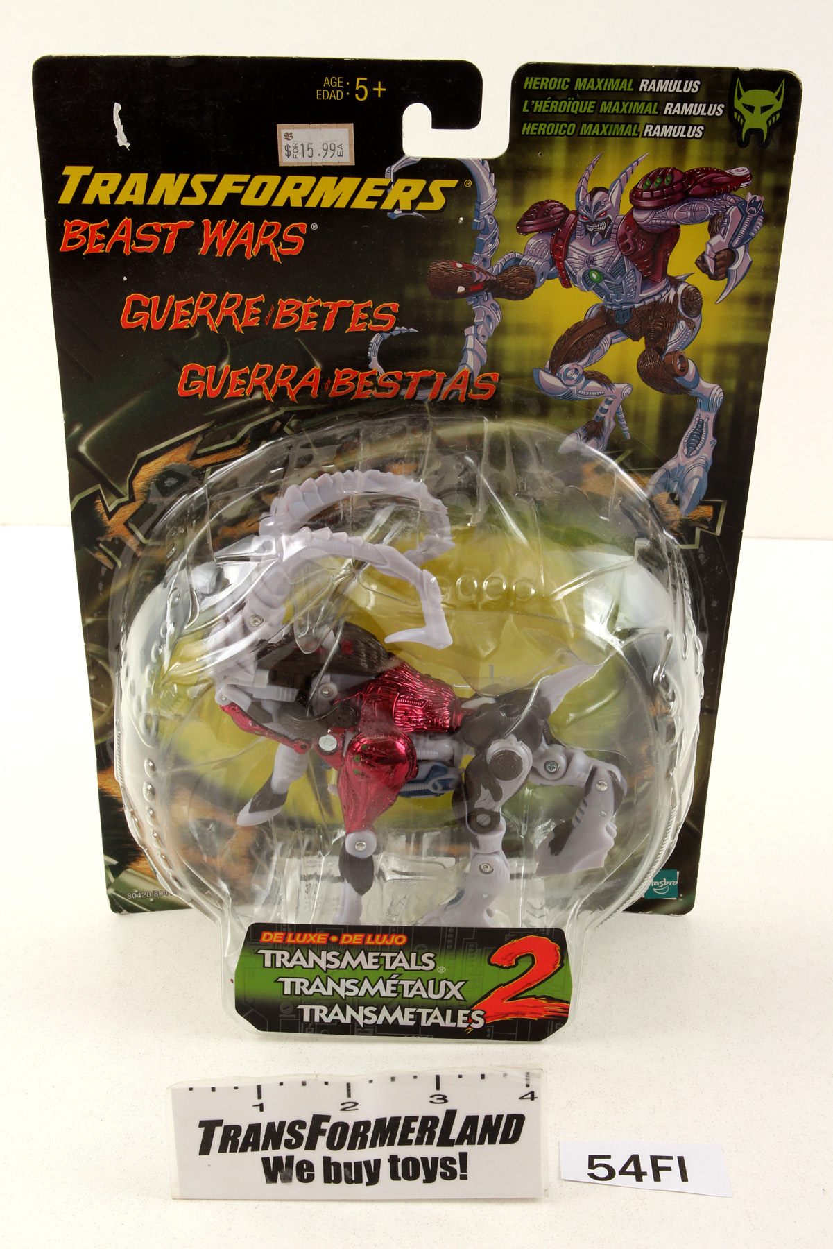 Sealed Transformers® Beast Wars Deluxe Class Ramulus SKU 387292