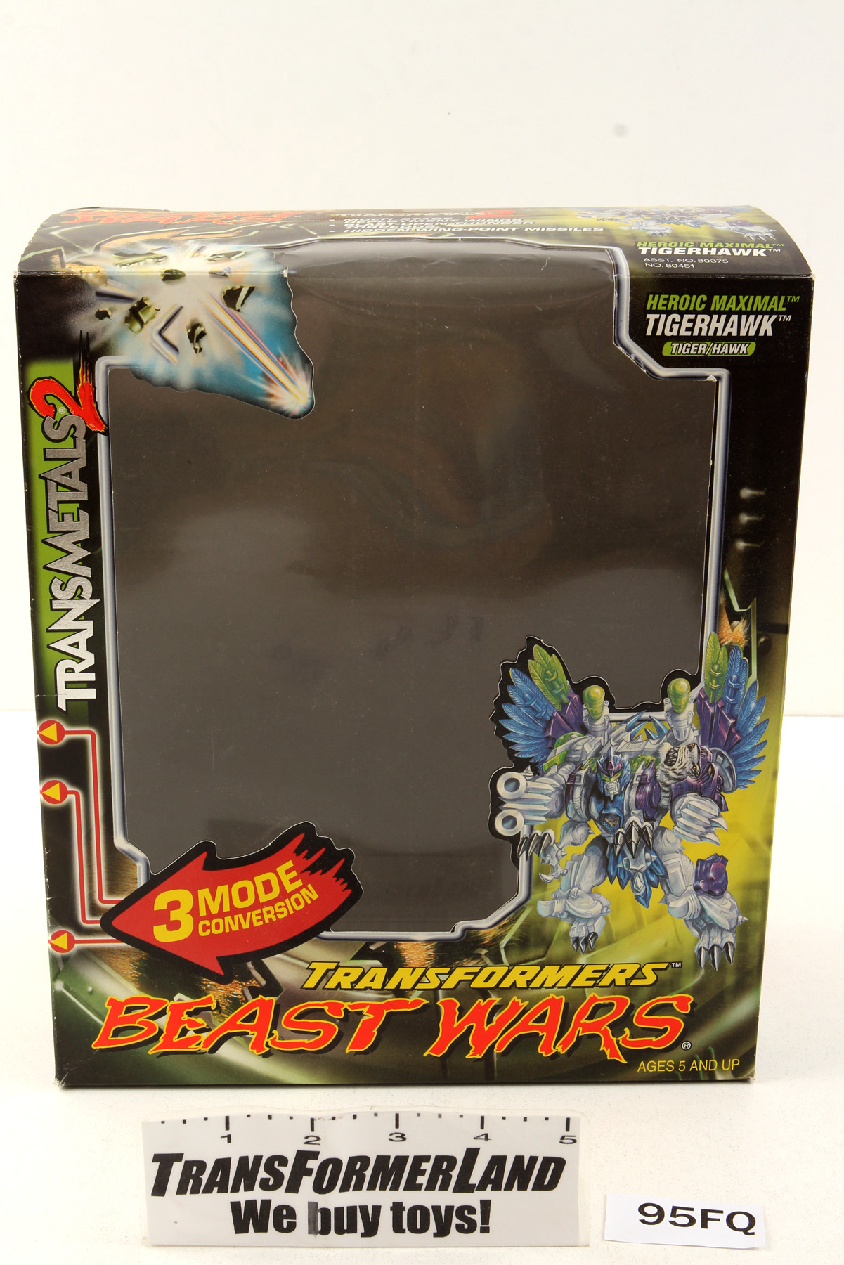 Transformers® Beast Wars Ultra Class Tigerhawk Package SKU 387545