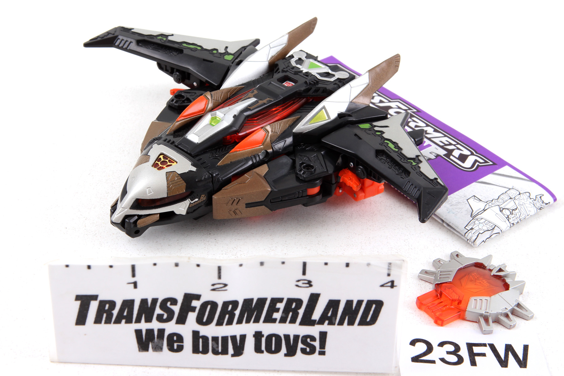 Complete Transformers® Cybertron Deluxe Class Sideways SKU 388372