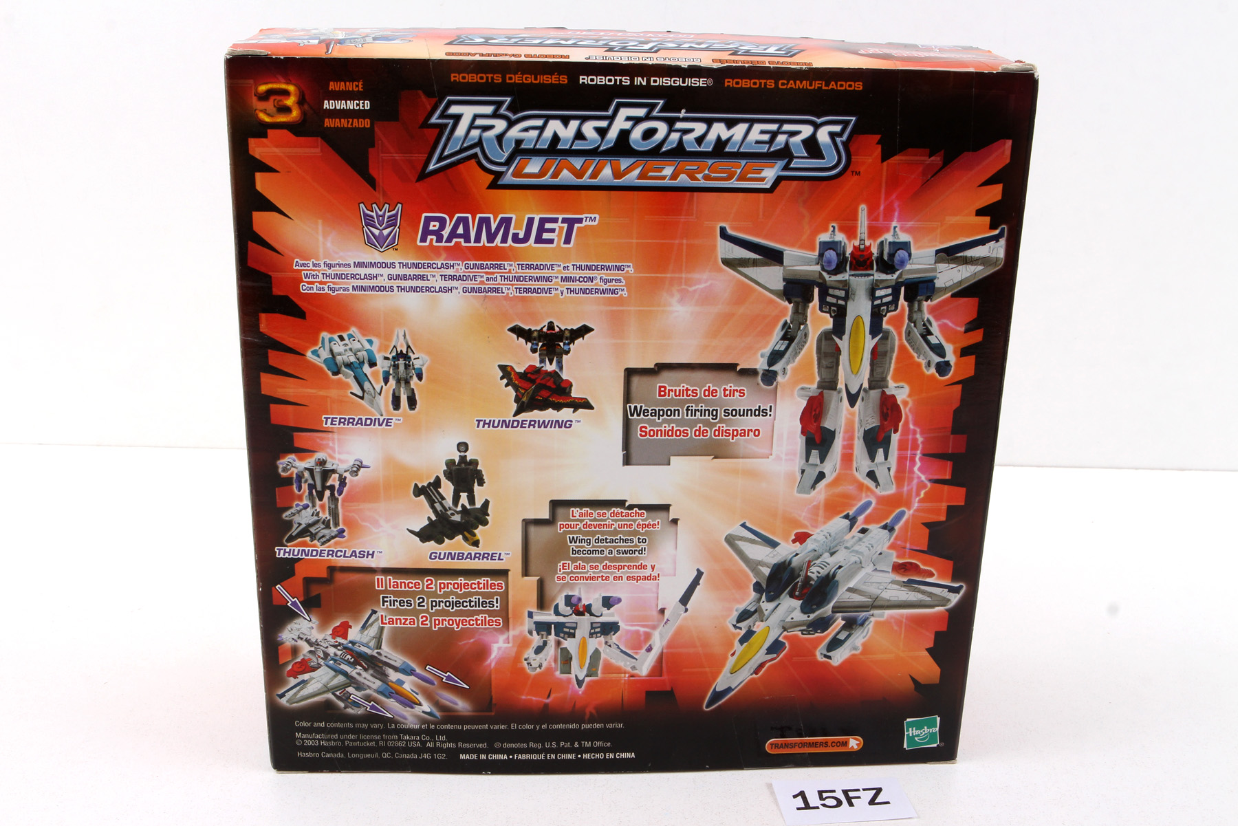 Sealed Transformers® Universe Ultra Class Ramjet with Thunderclash