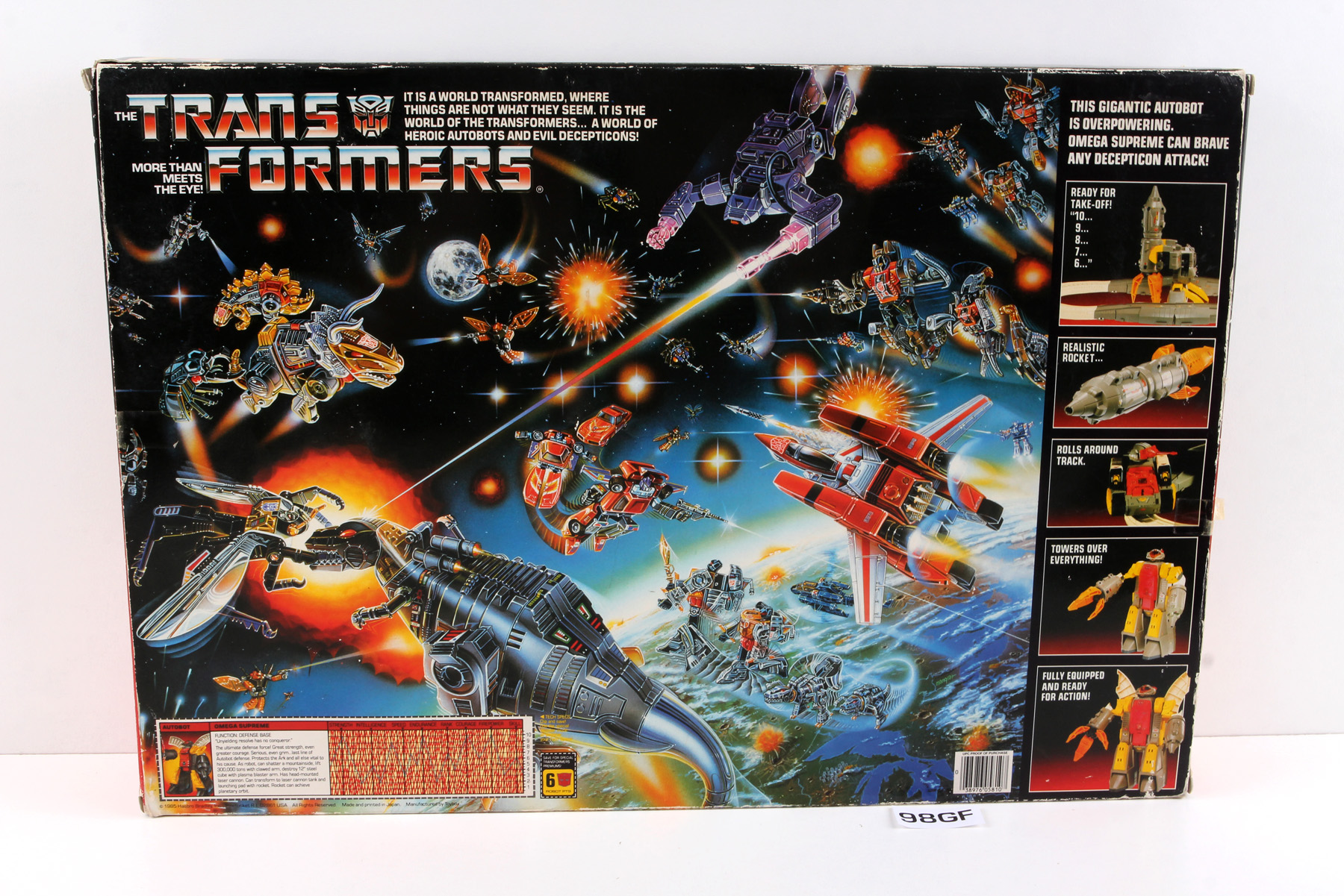 Packaged, not sealed Transformers® G1 Omega Supreme SKU 389675