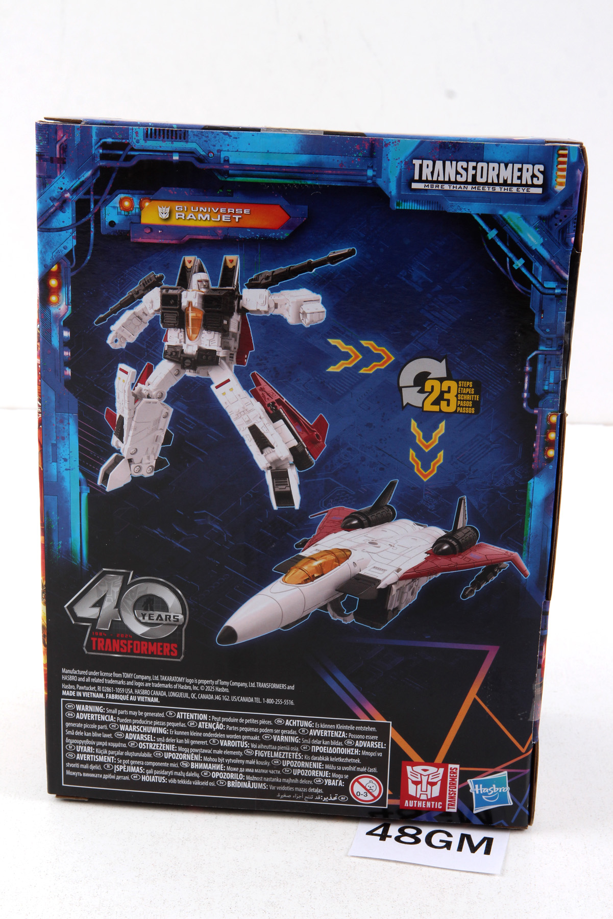 Transformers Legacy United Ramjet (G1) - Action Figure 17,5 Cm Convertibile In Jet, 2 Blaster