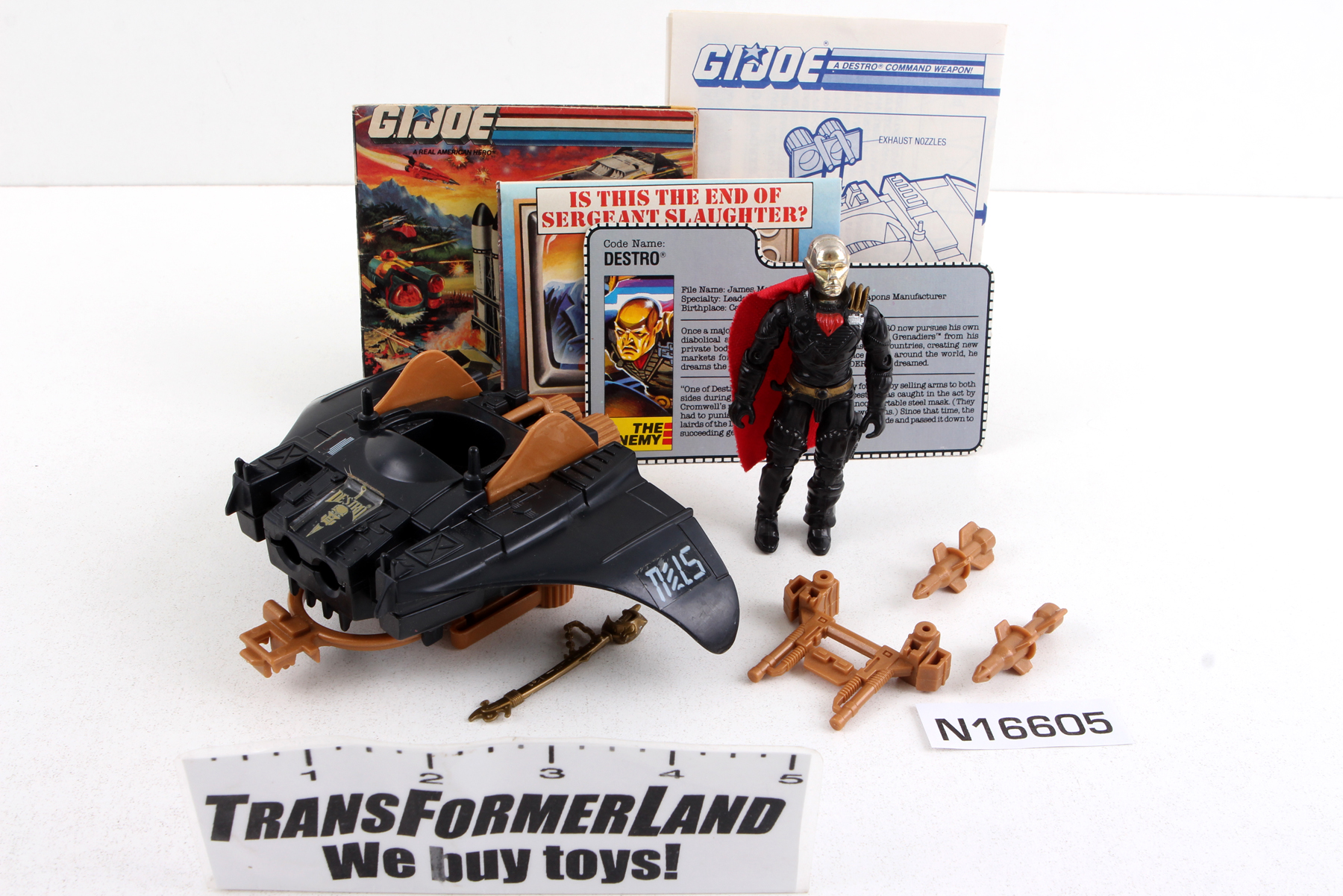 G1Joeフィギュア&ハーレイダビィドソン Complete G.I. Joe® A Real American Hero (ARAH) Vehicle and Driver