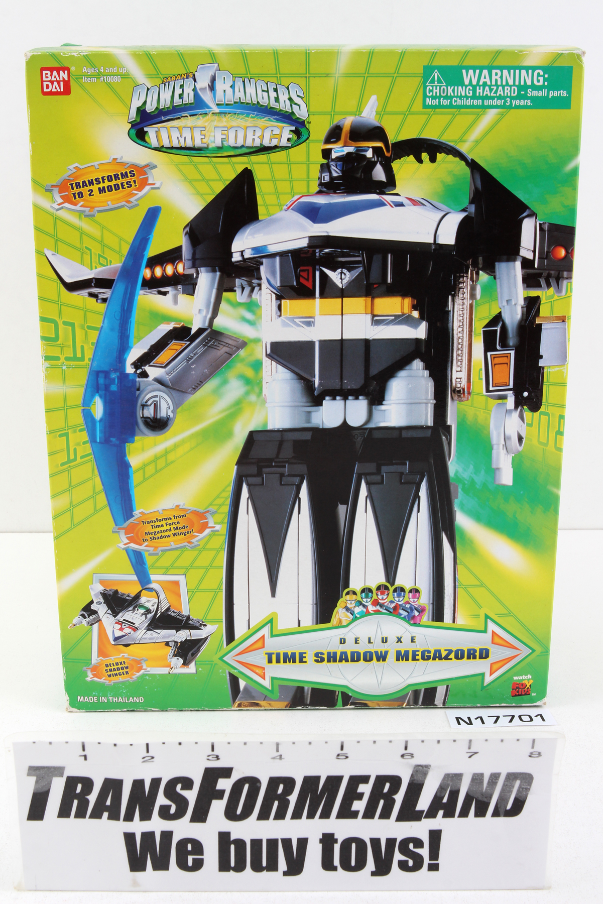 Packaged, not sealed Power Rangers® Time Force Deluxe (DX) Time