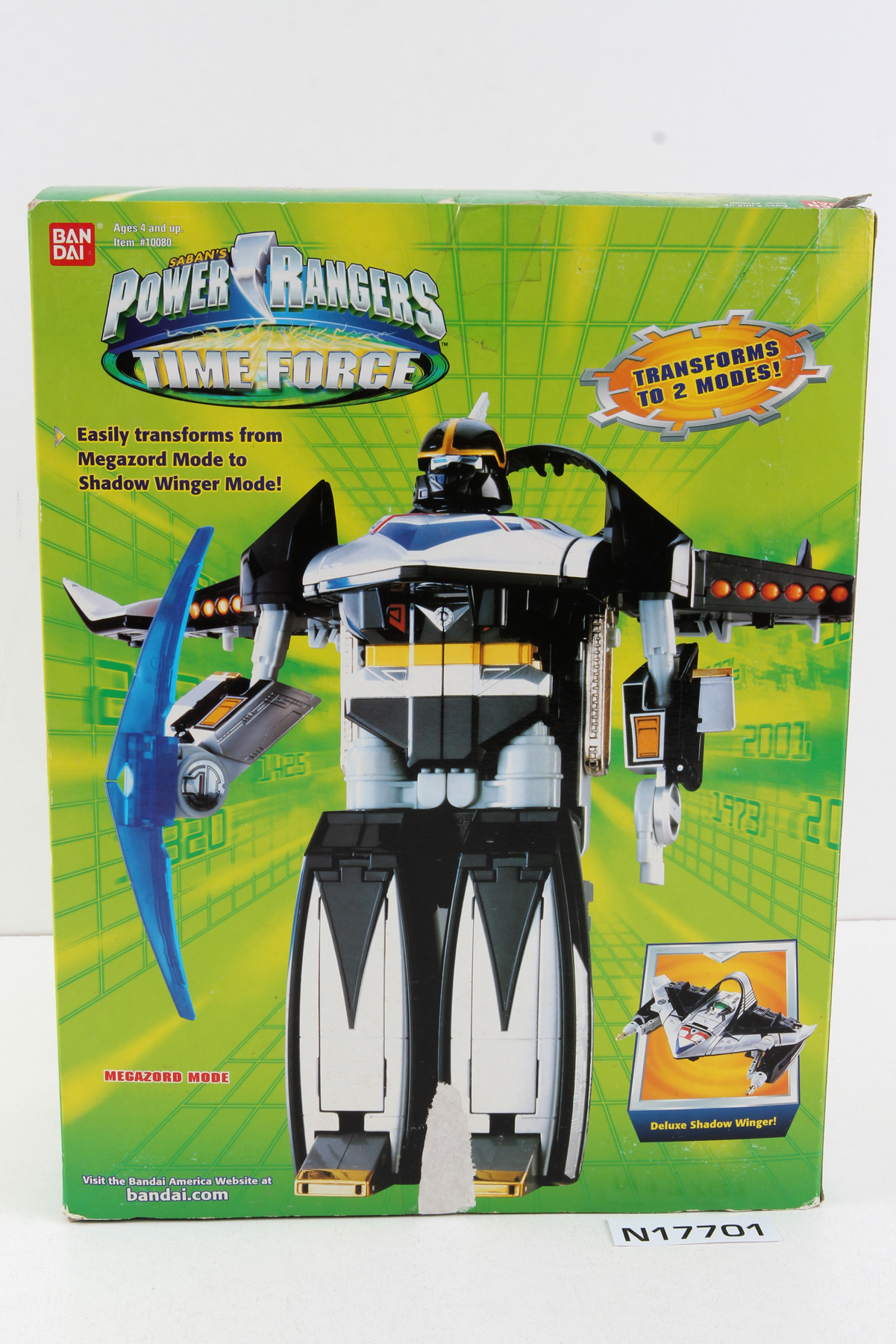 Ranger Robot フリクション式 Packaged, not sealed Power Rangers® Time Force Deluxe (DX) Time
