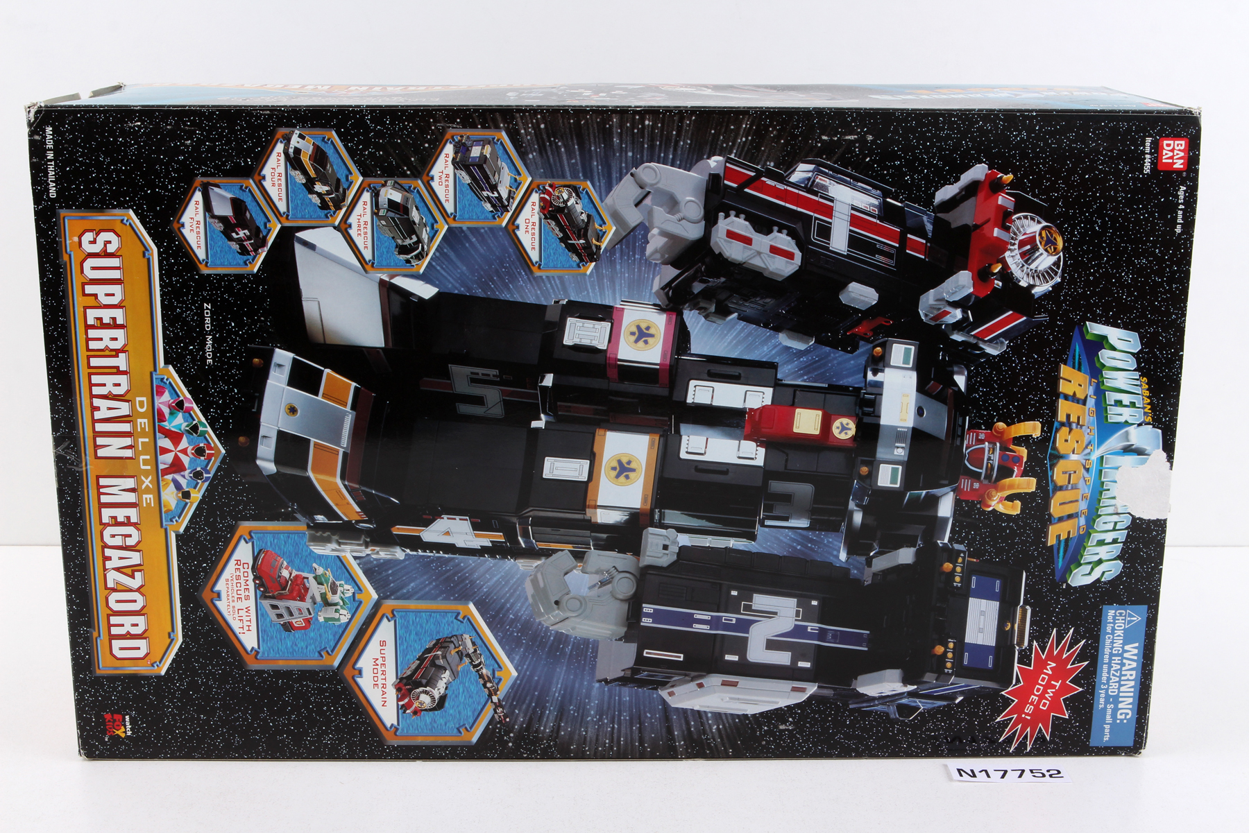 Packaged, not sealed Power Rangers® Lightspeed Rescue Deluxe (DX