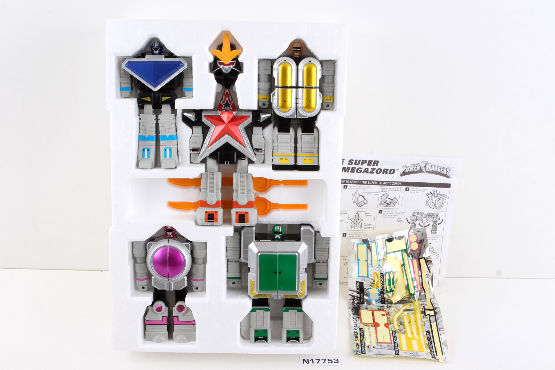 Packaged, not sealed Power Rangers® Zeo Deluxe (DX) Super Zeo