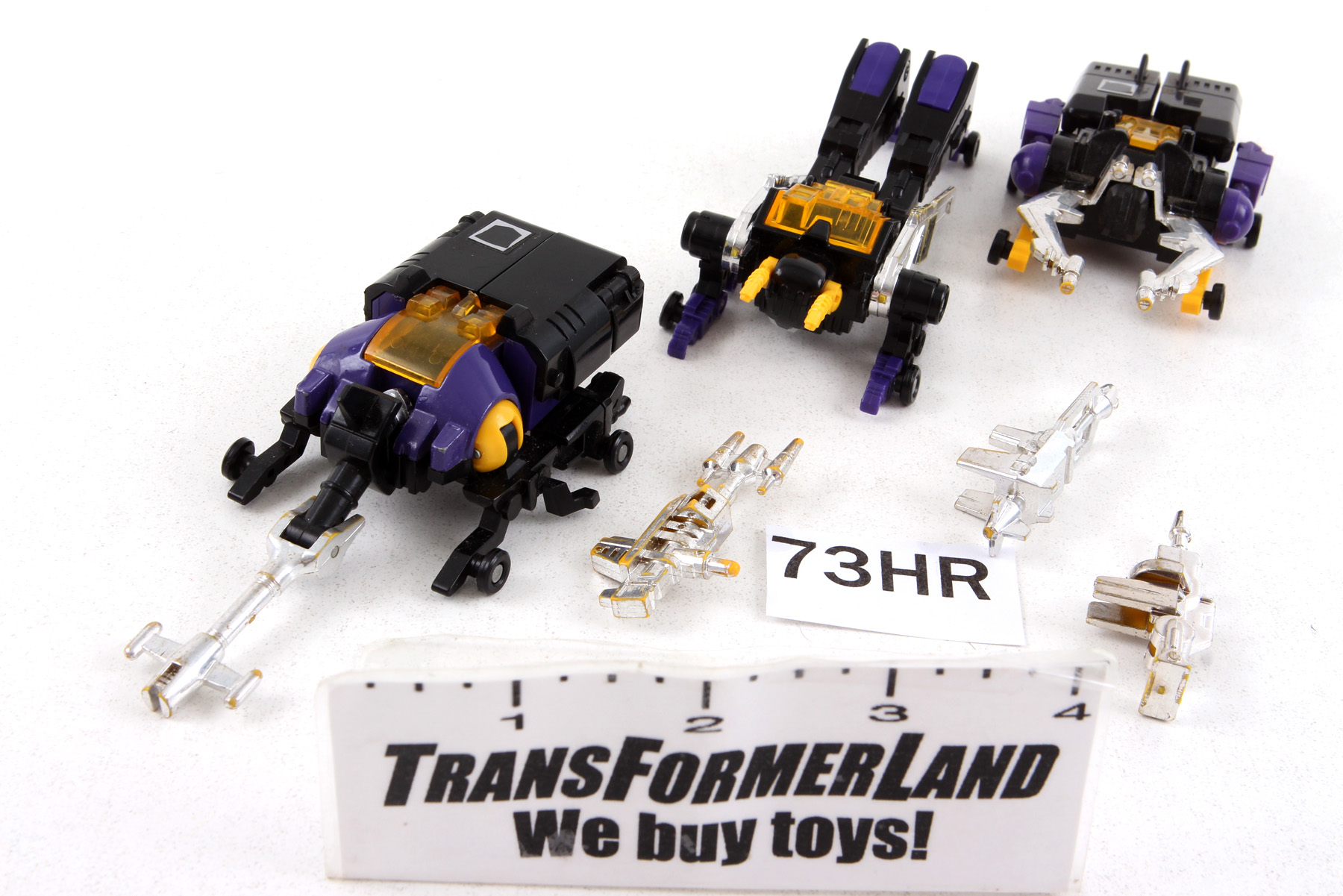 Transformers® G1 G1 Insecticon set (Bombshell, Kickback, Shrapnel
