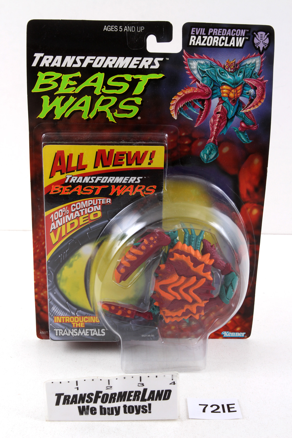 Sealed Transformers® Beast Wars Video Pack-Ins Razorclaw SKU 396693 ...