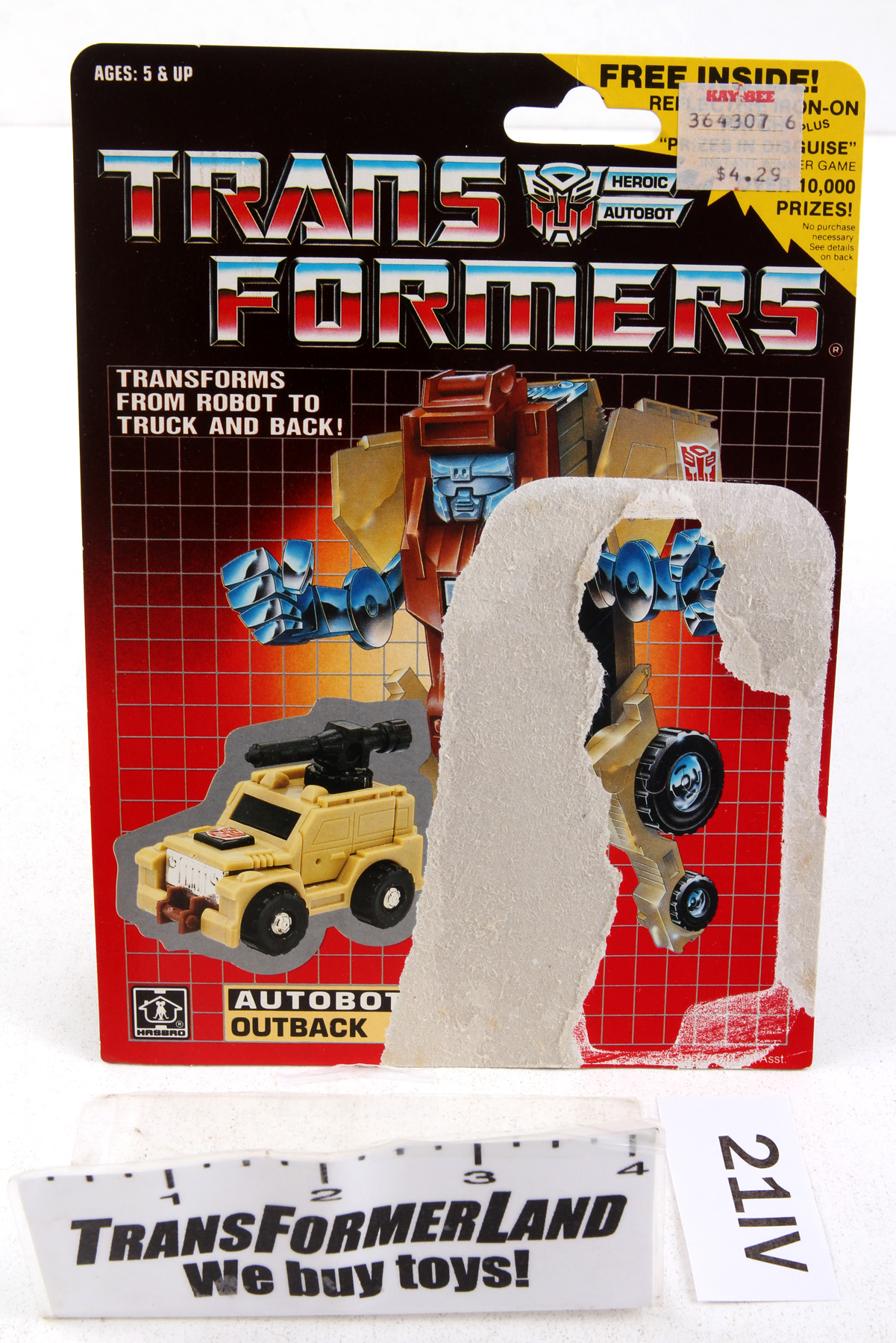 Outback Transformers Transformers® G1 Outback Card SKU 400105 | Transformerland.com ...