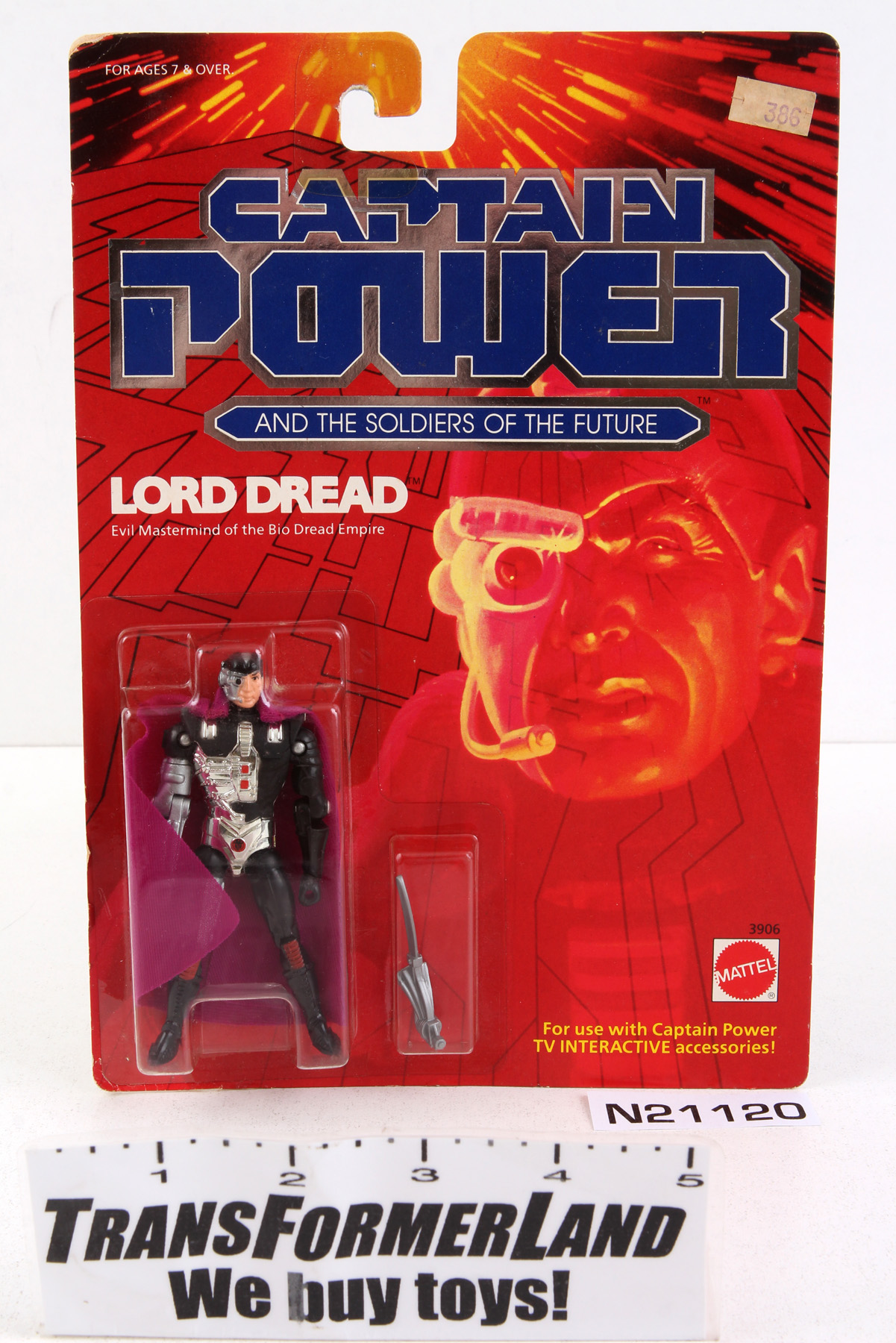 Sealed Captain Power® Basic Figures Lord Dread SKU 403915