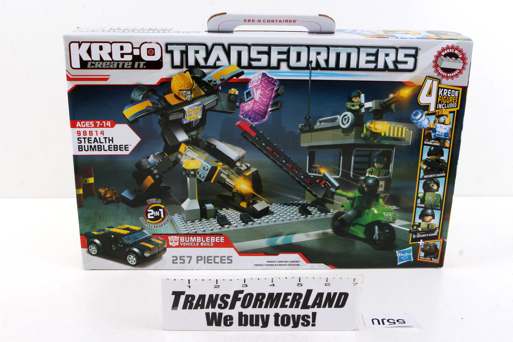 Packaged, not sealed Transformers® Kre-O Construction Sets Stealth