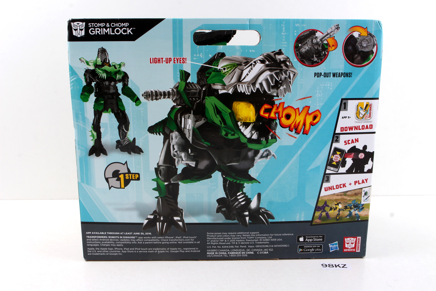 Sealed Transformers® Robots in Disguise (2015, RID) One Step
