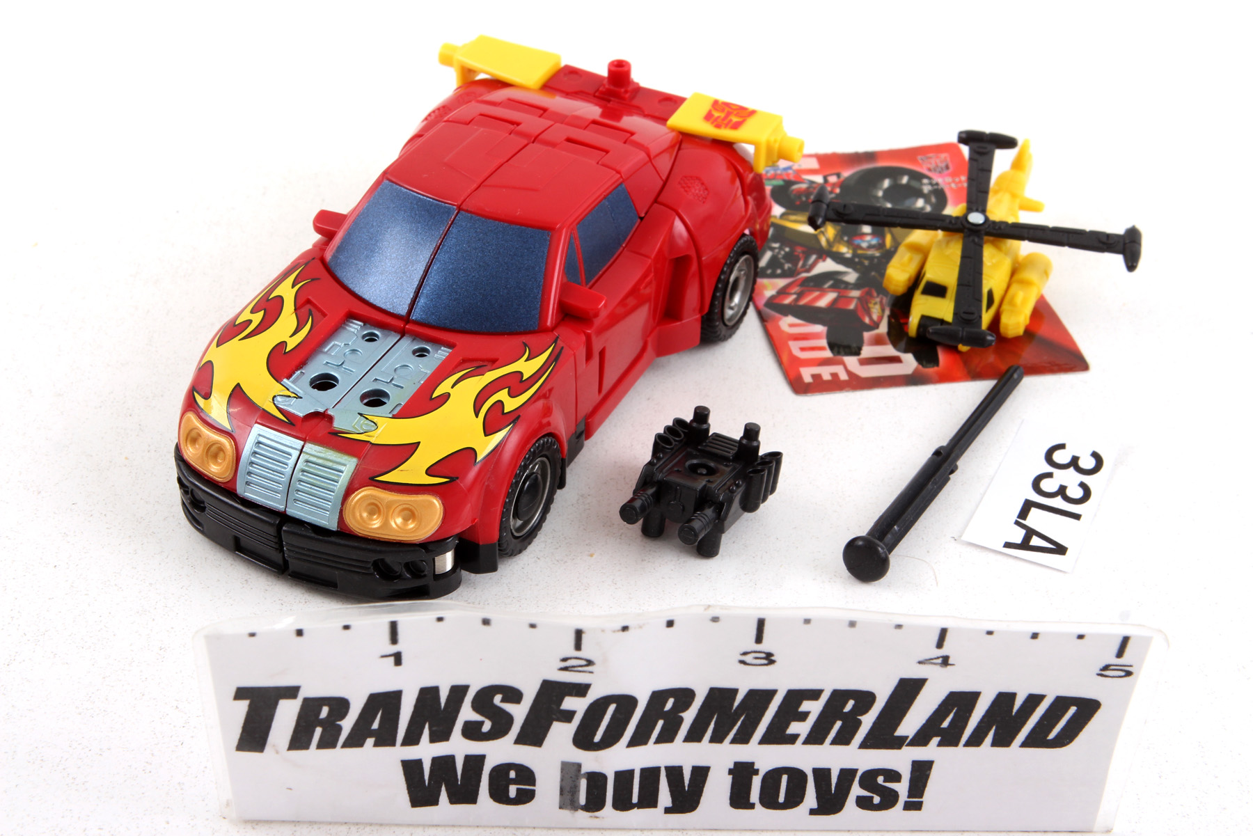 Complete Transformers® Micron Densetsu Super-Cons Hot Rod Super
