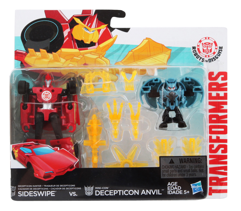 MiniCon Battle Packs Decepticon Hunter Sideswipe vs. MiniCon