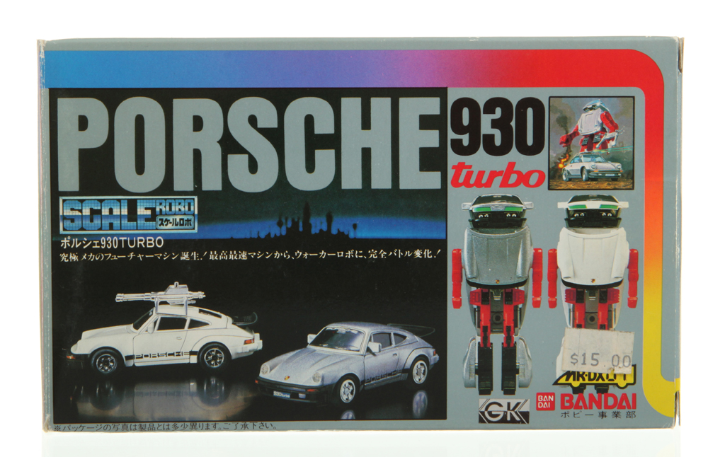 【希少】スケールロボ　ポルシェ930turbo ホワイト　マシンロボ　バンダイ DX (Deluxe) Porsche 930 Turbo (white) (MR-DX07) (GoBots, Machine