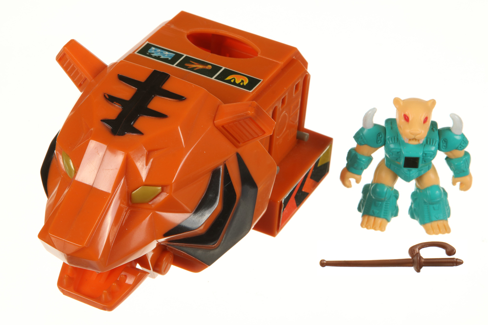 white tiger transformer toy