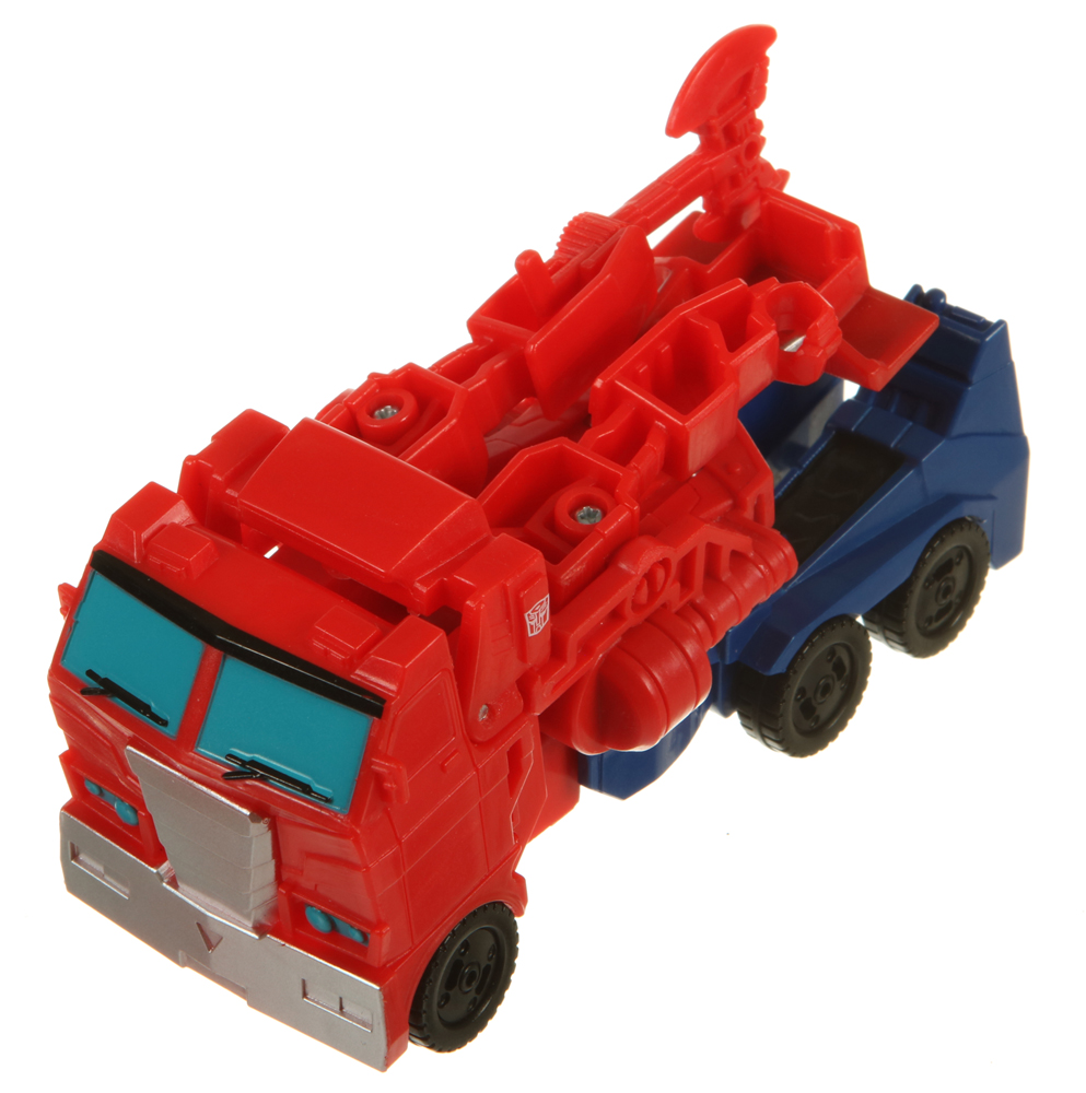 optimus prime toy with axe