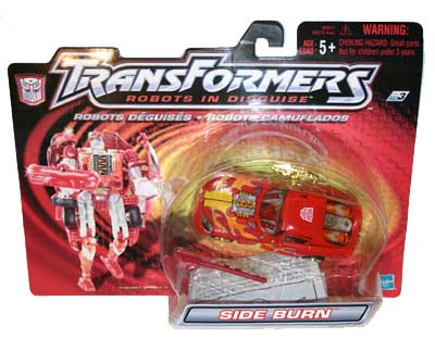 transformers robots in disguise side burn