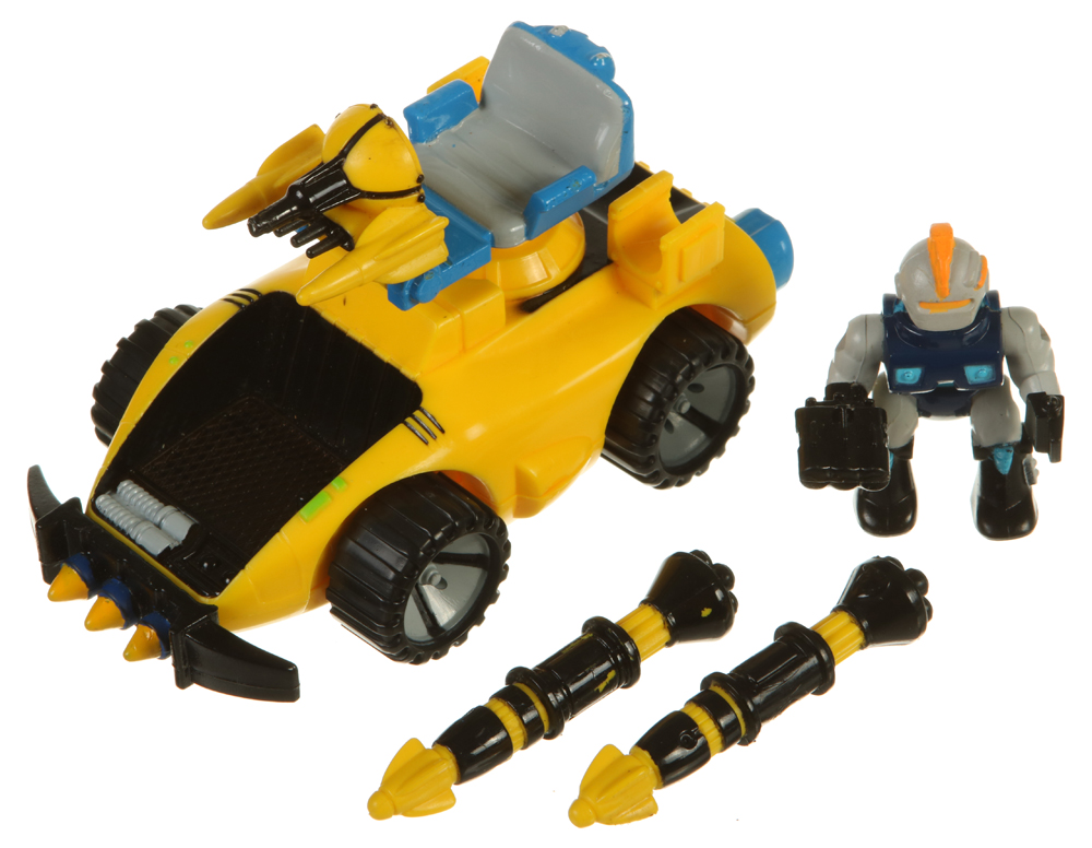 Vehicle and Driver Sets Target Tracker with Proton (Micro Machines