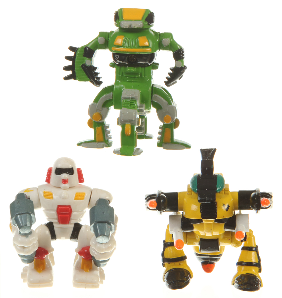 Bitebots Hitman, Tayzon, Insizor (Micro Machines, Zbots, VS